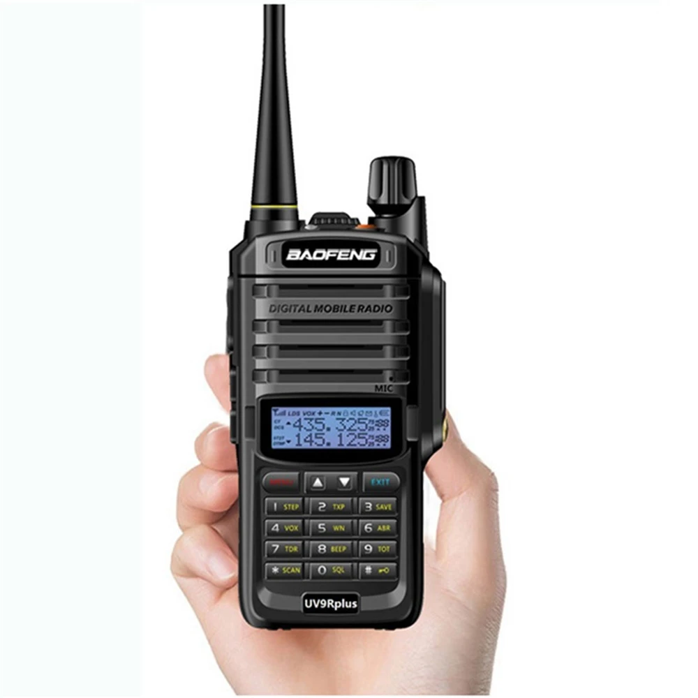 Baofeng UV-9R плюс Портативный 10 W IP68 Водонепроницаемый Обновление версии двухстороннее 65 МГц-108 МГц радио УКВ УВЧ Мини Walkie Talkie телефон