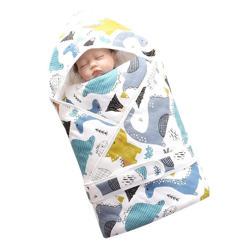 MOTOHOOD Winter Swaddle Wrap Parisarc 100% Cotton Soft Infant Newborn Baby Products Blanket & Swaddling Wrap Blanket Sleepsack (2)