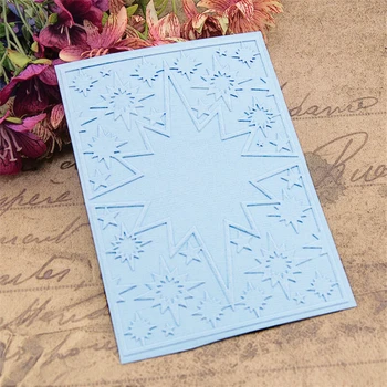 

HOT plastic clock template stars craft card making paper card album wedding decoration Embossing folders