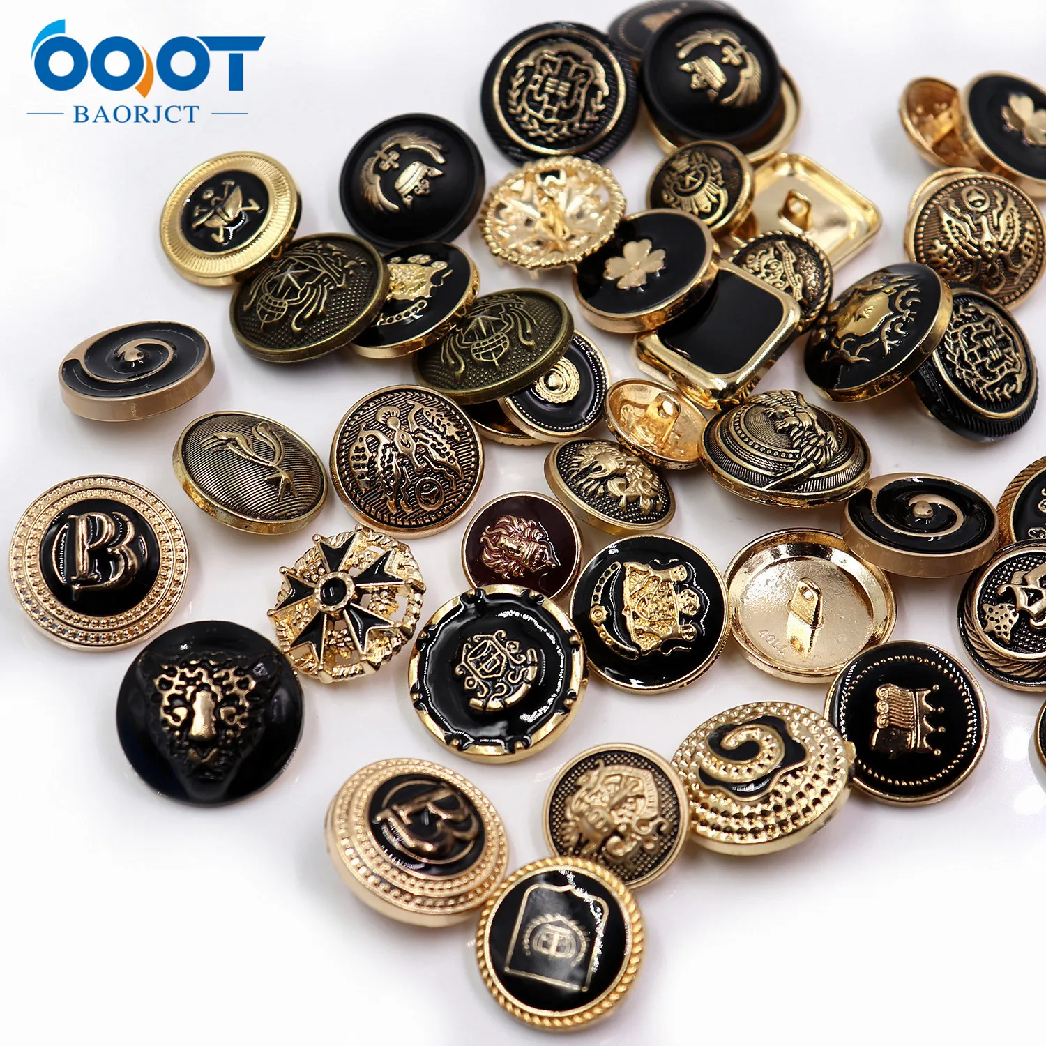 N1711231 , 10pcs Metal buttons, clothing accessories DIY handmade materials  , Suit coat buttons, fashion decorative buttons