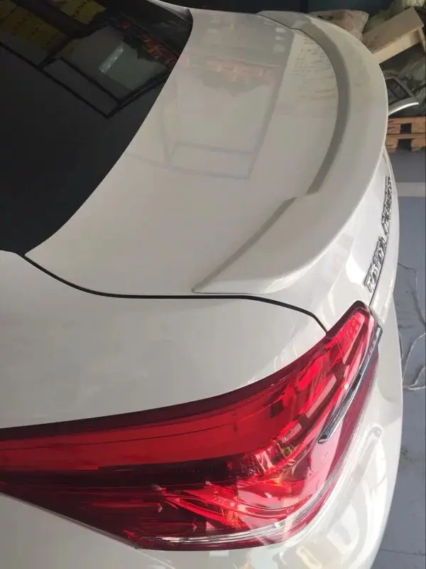 Автомобильный Стайлинг ABS пластик Неокрашенный задний спойлер багажник загрузки
