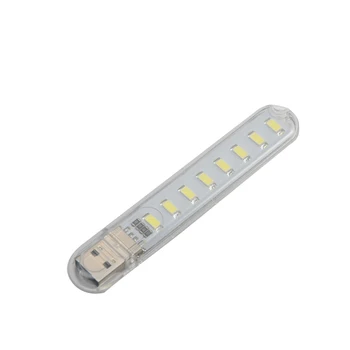 

Home Plastic For Computer Bedroom Energy Saving USB LED Lamp Mobile Power Flexible Universal Office Lighting Laptops Night Light