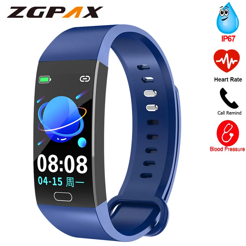 Smart Bracelet IP67 Waterproof Fitness Tracker Band Blood Pressure Heart Rate Monito Sleep monitoring Smart Wristband