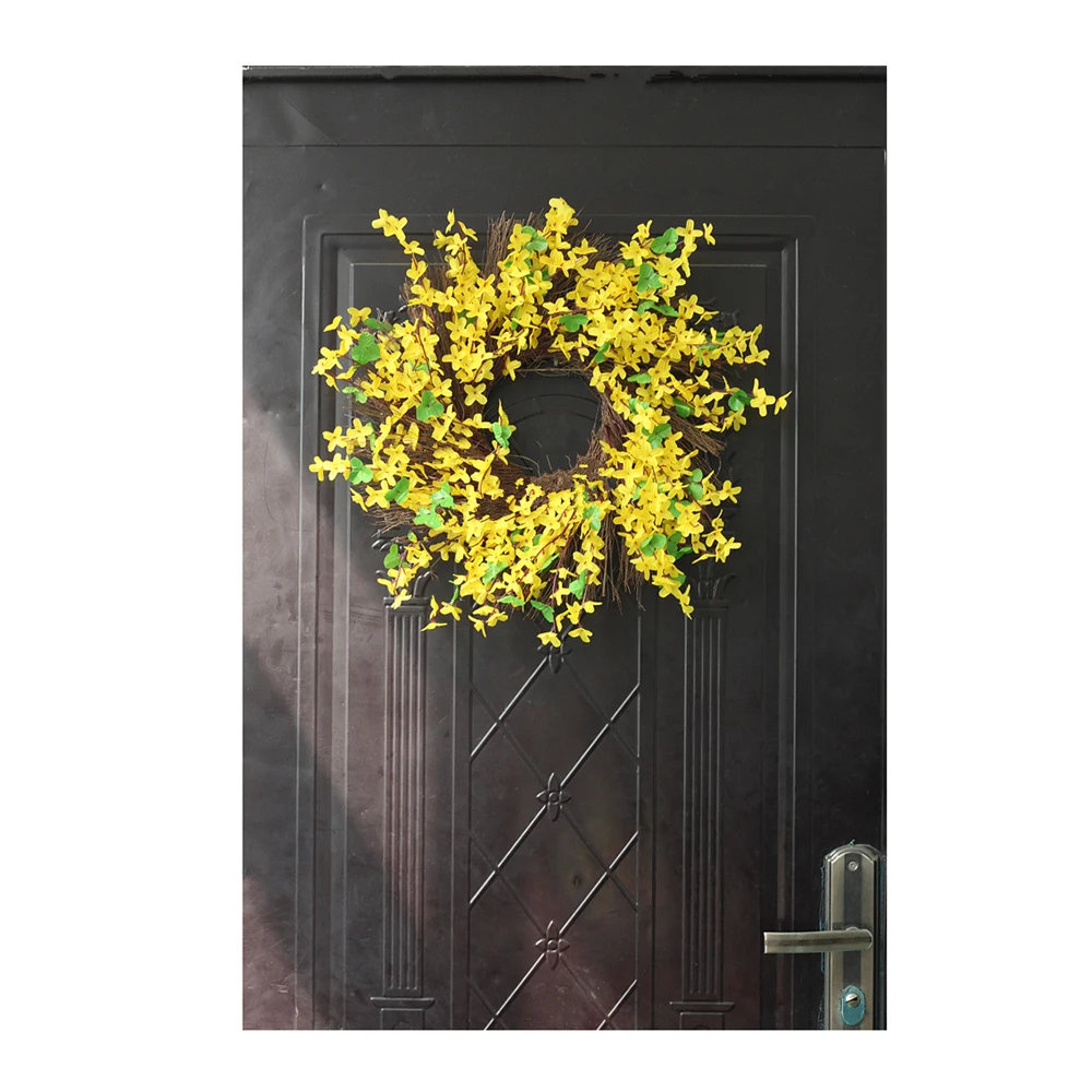 Artificial Flower Garland Wreath Silk Flowers Home Room Door Wedding Decoration