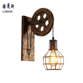 

loft lampes suspendues abajur iron crystal bedroom corridor dining room espelho wall lights for home bedroom lamp wall lamp