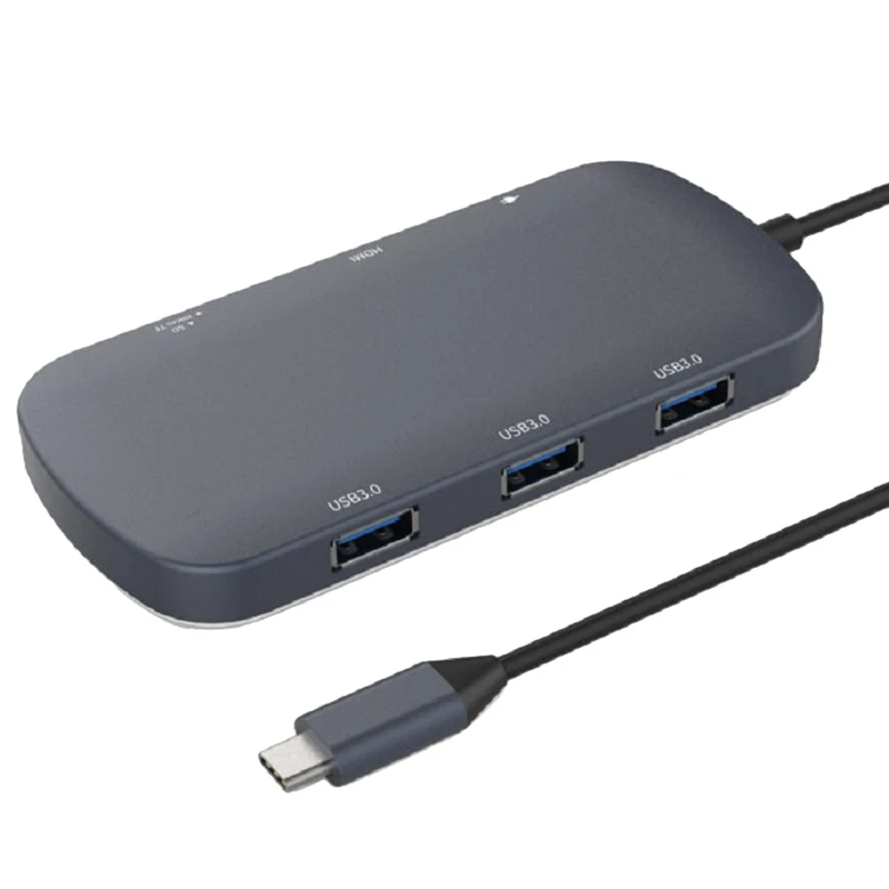 Тип-c док-станция тип-c концентратор конвертер HDMI кард-ридер Usb3.0 тип-c конвертер