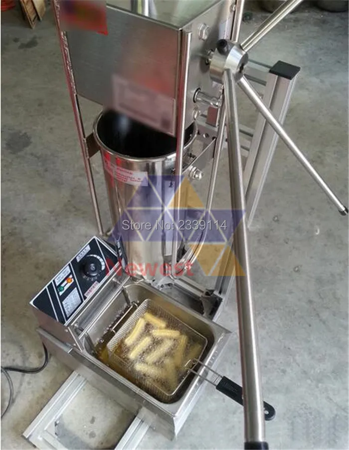 Газовая машина для изготовления испанских Чуррос 3L жаровня для пончиков 6L аппарат для изготовления испанских оладий