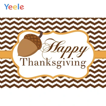 

Yeele Thanksgiving Day Party Portrait Chevrons Nuts Photography Backdrops Personalized Photographic Backgrounds For Photo Studio