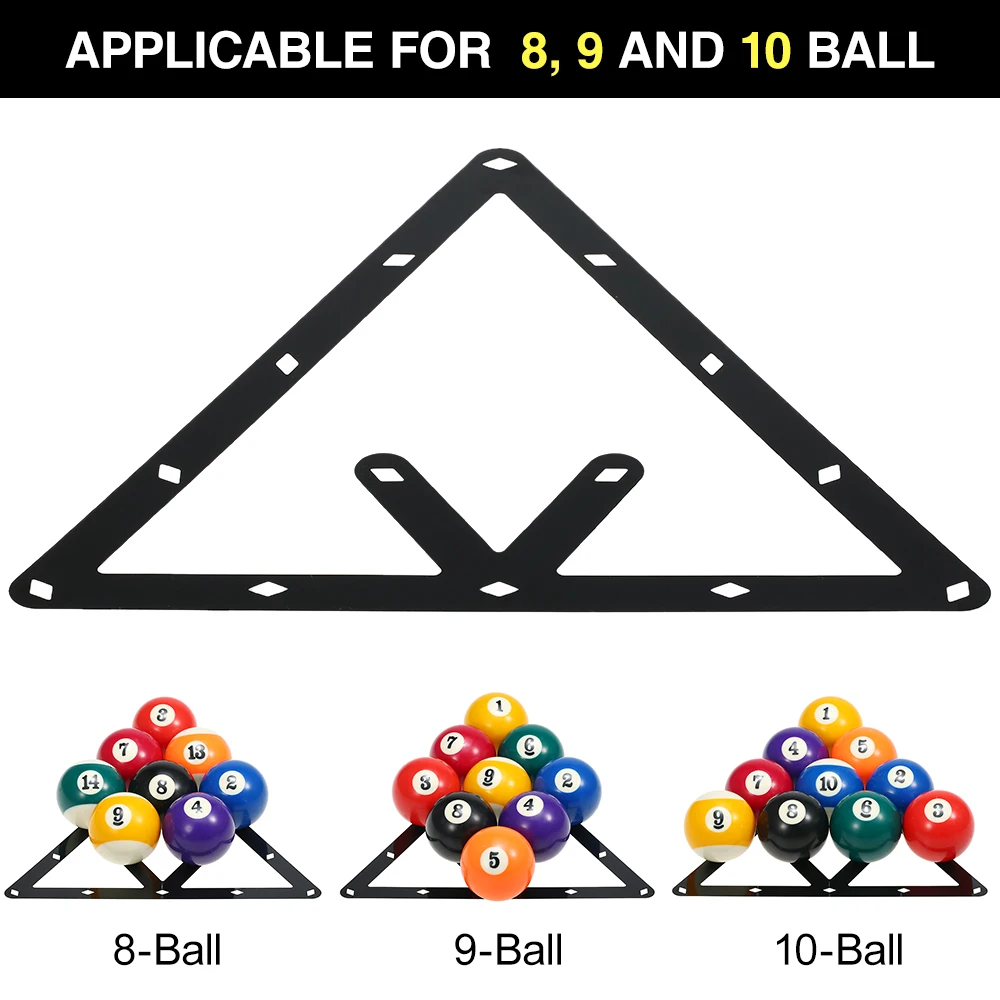 Benkeg 6pcs 1pcs Magic Ball Rack Billard Rack Sheet Cue Ball Rack Triangle Cue Ball Accessoire 8//9//10 Ball Pack Combo