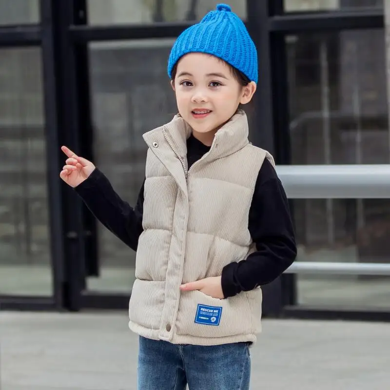 Children Vest Corduroy Kids Vest For 2-10 Years
