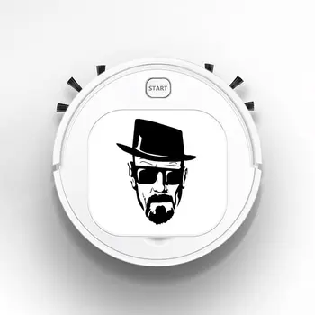 

Robot Vacuum Cleaner Intelligent Automatic Mopping Clean Robot for Hard Floor Carpet Heisenberg Breaking Bad Funny