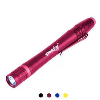 

Tactical Bright LED Pen Flashlight Outdoor Waterproof Strobe Torch Light