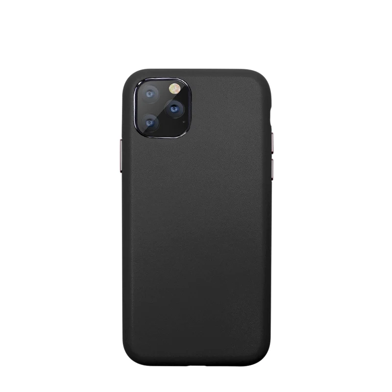 Joyroom чехол для iPhone 11 Pro Чехол Роскошный противоударный ультра тонкий задний Чехол бампер для iPhone 11 Capas из искусственной кожи - Цвет: Black