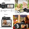 Caméscope 4K vidéo 48MP 18X, Zoom numérique, caméra