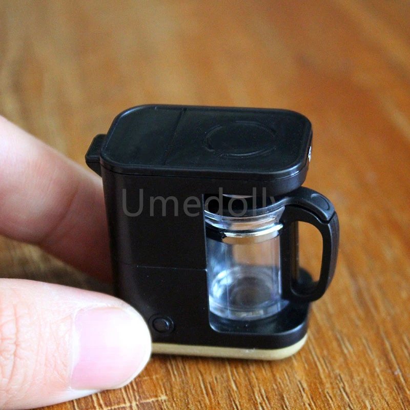 1/12 Scale Miniature Dollhouse Coffee Machine Modle Pretend Play Simulation Kitchen Appliance Accessories Toy kitchen toys pretend kitchen toys doll house toys dollhouse furniture set pretend coffee set toys