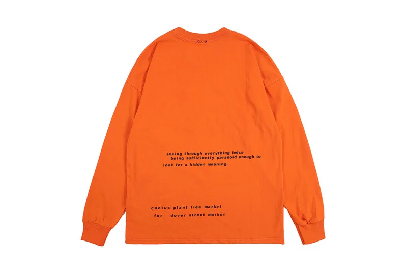 Трэвиса Скотта CPFM футболка с длинным рукавом мужская и женская высокого качества