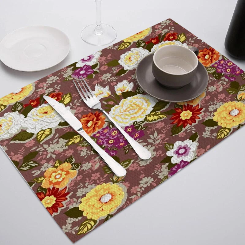 Table Mats Tableware Mats Pads American Country Placemat Table Mat Placemats 