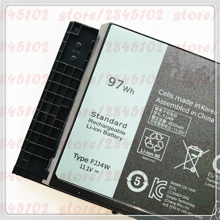 Аккумулятор для ноутбука Dell Precision M4600 M4700 M4800 M6700 M6800 подходит FJJ4W KJ321 PG6RC V7M28 R7PND