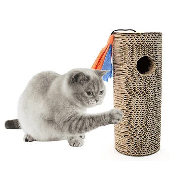 

Durable Corrugated Paper Cat Scratcher Kitten Cat Scratching Pad Board Mat Scratcher Pet Cats Game Scratching