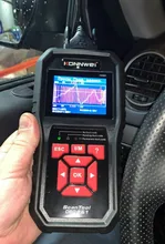 KONNWEI KW850 La OBD2 herramientas de diagnóstico de coche OBD 2 Auto escáner del motor O2 sensor de control de batería código OBDII lector PK CR3008