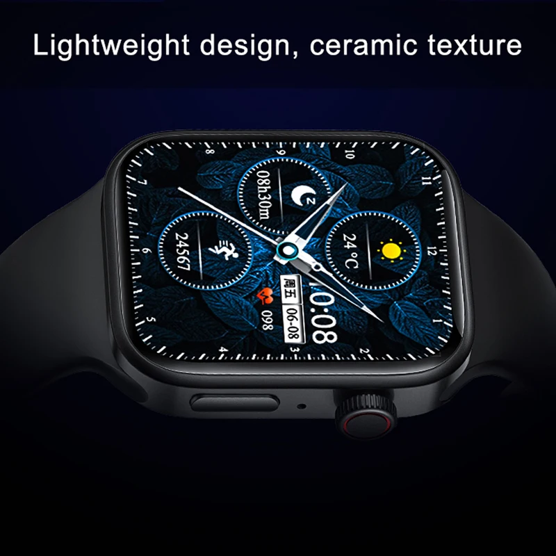 N76 Smart Watch 1.75 Inch Bluetooth Call Series 7 Wireless Charging Double  Button Smartwatch Music Playing Pk Iwo 7 13 W37 Pro - Smart Watches -  AliExpress