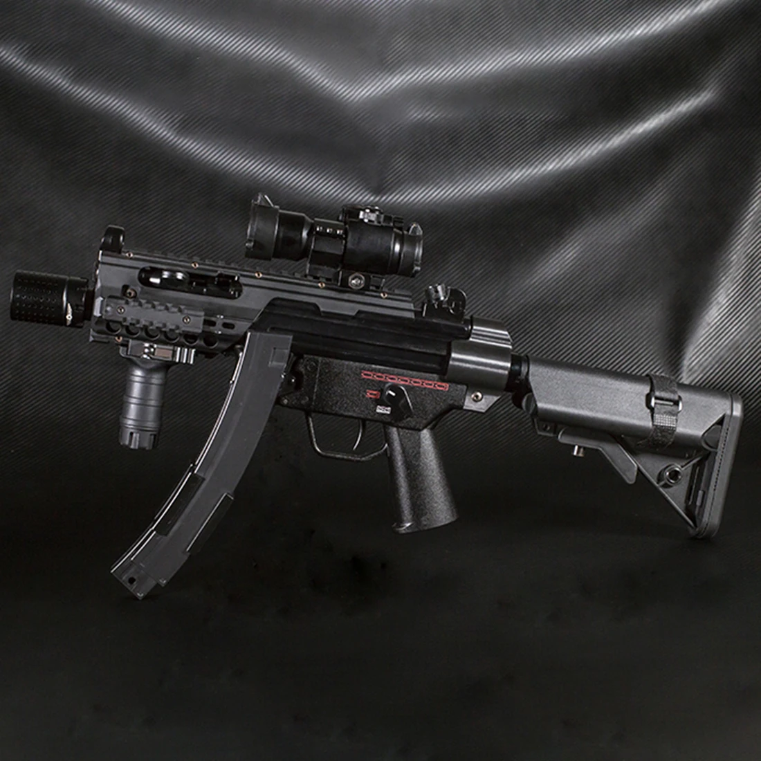 DK буферная трубка разъем адаптера для HQ MP5K водные гелевые бусинки бластер-черный