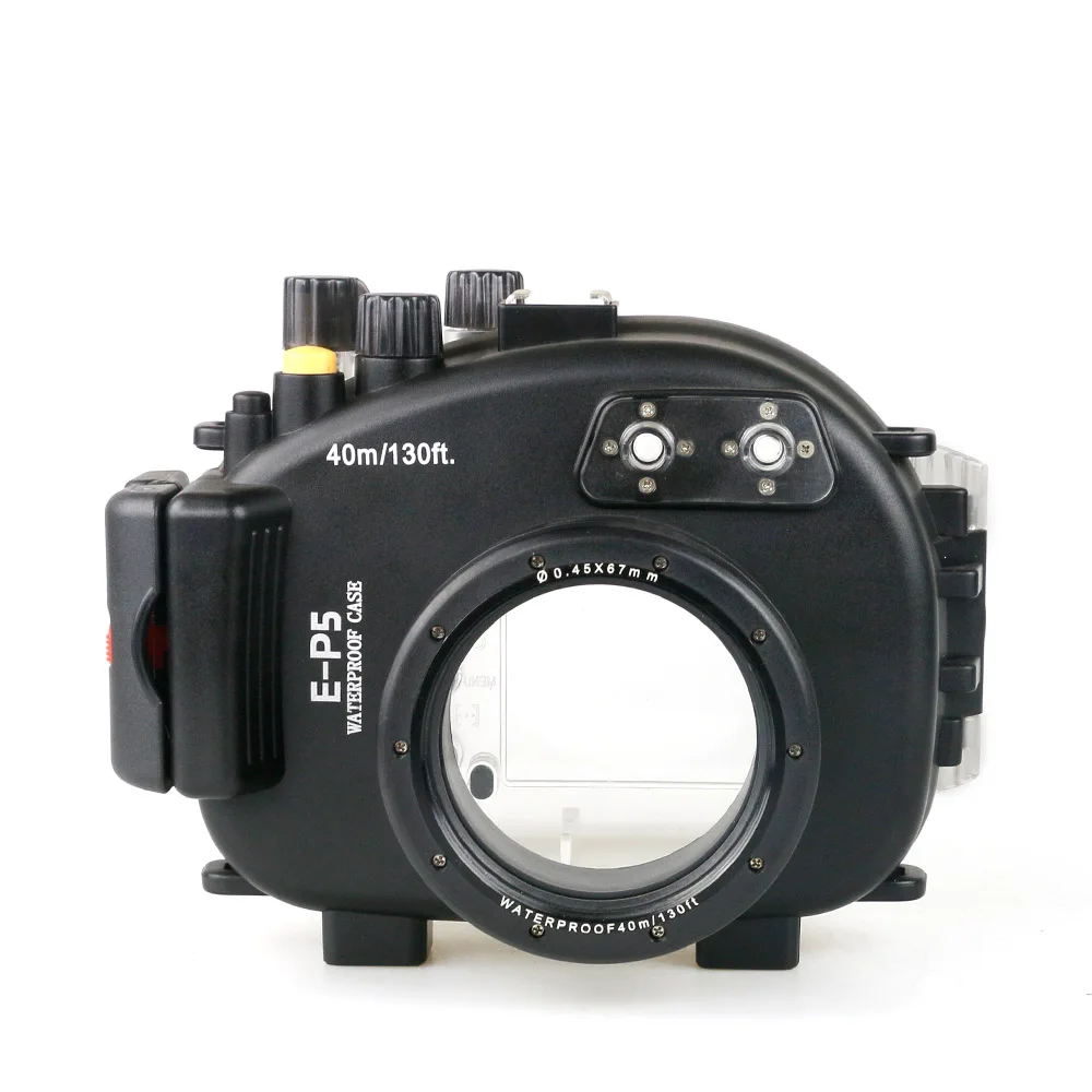 MEIKON 40m/130ft Waterproof Case For Olympus E-M1 E-P5 E-M5 Mark