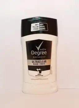 

Degree Men's 48 hour antiperspirant perfume (solid) 76g-Black+White
