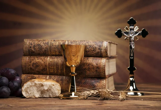 Laeacco Christian Holy Bible Baptism Ceremony Church Party Decor Portrait Photography Background Photo Backdrop For Photo Studio NBK38835
