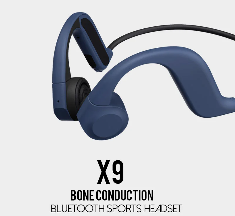 OTTWN новые X9 Bone Bluetooth наушники Водонепроницаемая гарнитура с микрофоном гарнитуры Встроенный 8 Гб памяти двойной для спорта верховой езды наушники