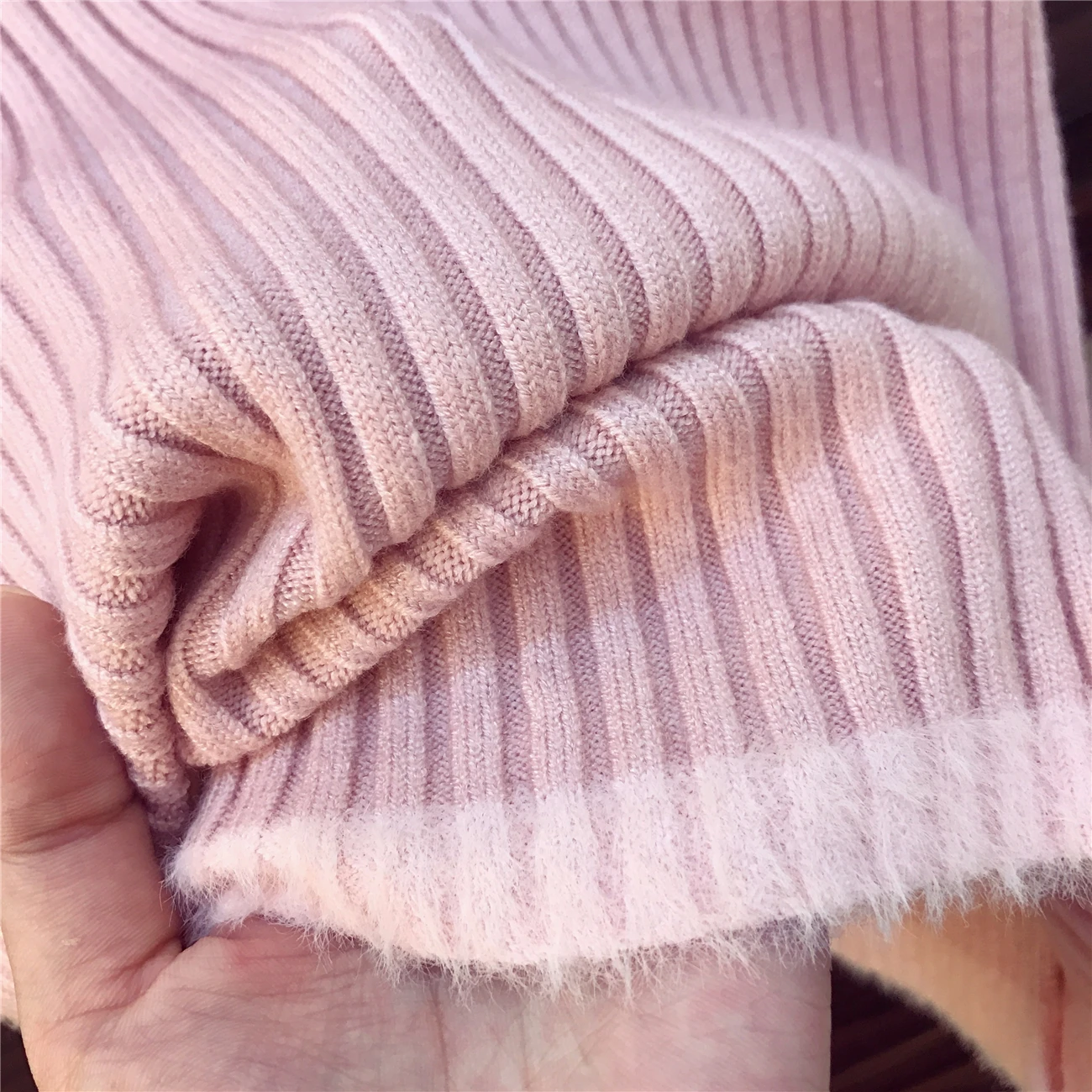 2piece Set Women New Autumn Pink Knitting Shirt+ Woolen Dress Girls Ladies Strap Dress Set Small Fragrance Vestidos Mujer