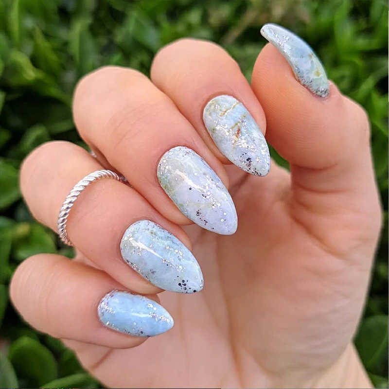 Nail Foils Marble Series Nail Transfer Decorations DIY Idea Nail Art Transfer Sticker Decals 4*100cm nail decals