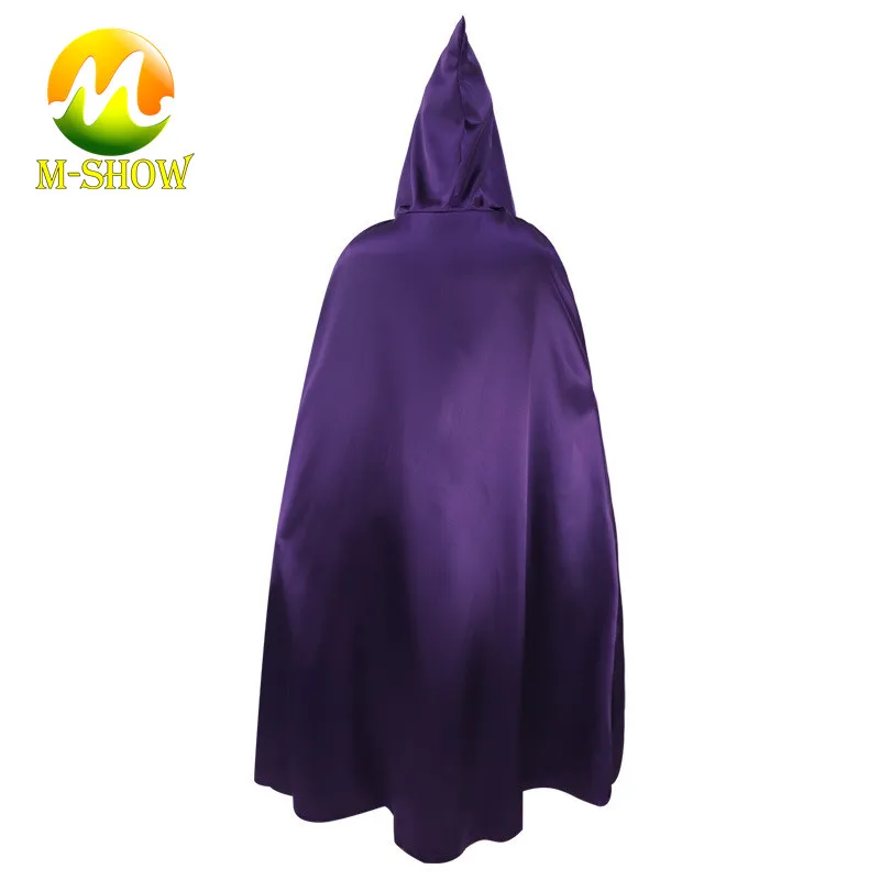 DC Comic Teen Titans Raven Cosplay Costume for Adult Halloween Cosplay Jumpsuit with Cloak Raven Co