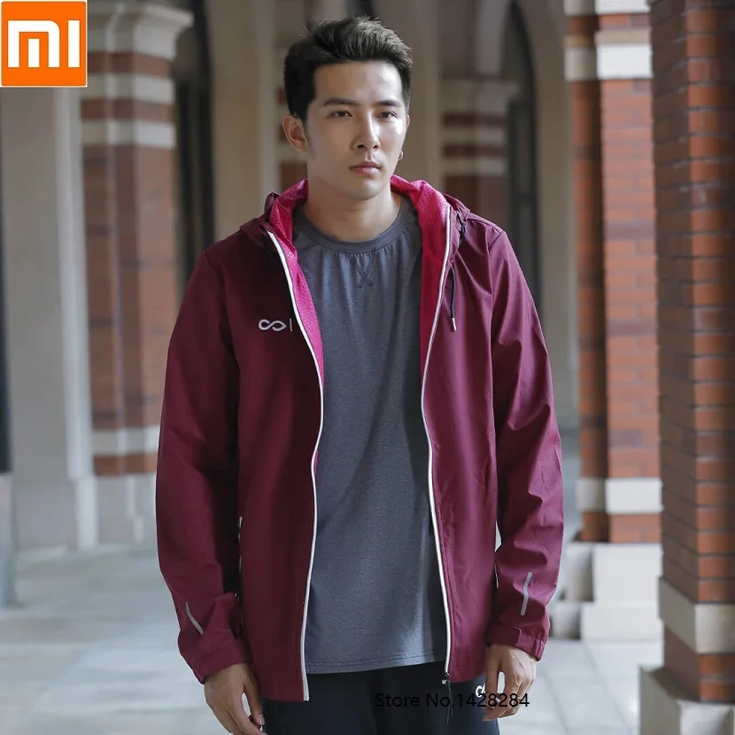 

Xiaomi CIKERS men Spring Autumn Tourism Windbreaker Windproof Rainproof Sports male Casual hood jacket Comfortable jacket