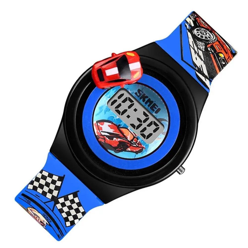 

Children's Electronic Watch Color Cartoon Pattern Electronic Watch Plastic Case Children's Electronic Watch