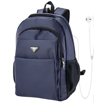 

Casual Extraposition Earphones Business Waterproof Multi-functional Backpack