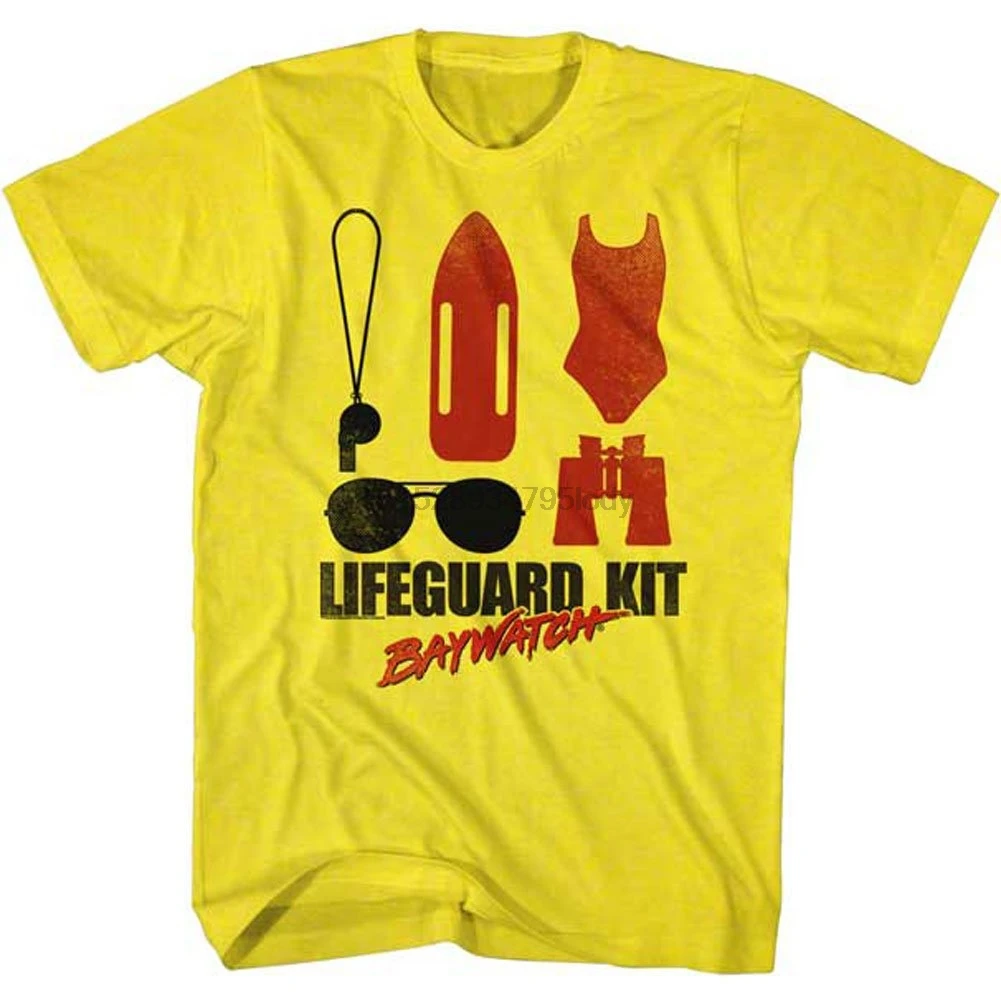 

Baywatch Men's Lifeguard Kit Slim Fit T-Shirt Yellow