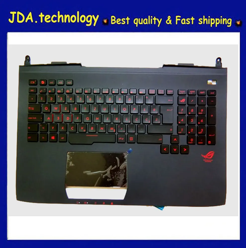 Wellendorff новый для 17 дюймового Asus G751J G751JL G751JM G751JT Подставка рук верхняя клавиатура