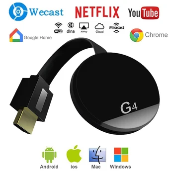 

G4 tv stick HDMI Wireless Android IOS anycast miracast Receiver Wifi Dongle mirror Screen streamer for Chromecast 4 Netflix