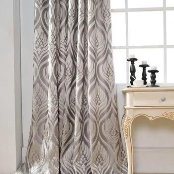 

Hot Sale Modern Simplicity Curtains for Living Room French Window Curtains New High Precision Jacquard Curtains for Bedroom