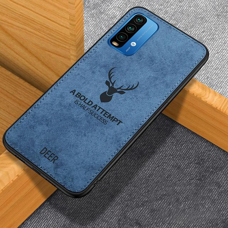 best phone cases for xiaomi Soft Deer Cloth Case for Redmi 9 9T 9A 9C NFC 9AT Redmi Note 9T 8T 9S 8 9 Pro Max xiaomi leather case design Cases For Xiaomi