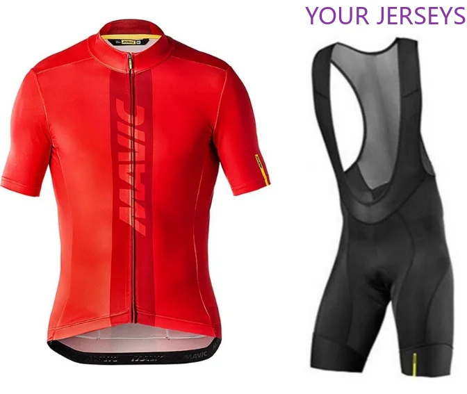 

MAVIC 2020 Pro 100% Polyester Bicycle Clothing Cycling Jersey Set 2020 MTB Bike Jerseys Set Ciclismo Ropa Maillot Hombre TEAM