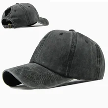 Мытая бейсболка, кепка с хвостиком, изогнутая Кепка с карнизом, женская спортивная шляпа от солнца на открытом воздухе, чистый хлопок, Корейская версия шляпы