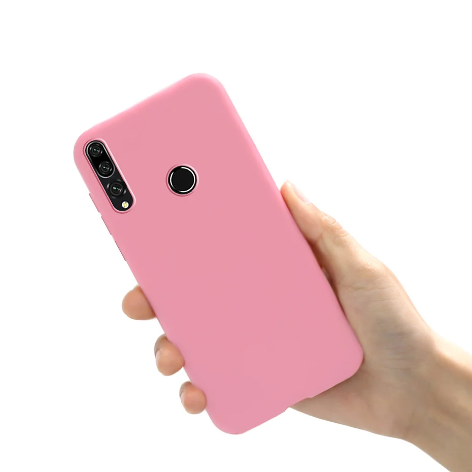 Мягкий ТПУ чехол для huawei Y9 Prime чехол силиконовый чехол для телефона для huawei Y9 Prime P Smart Z STK-LX1 STK-L21 - Цвет: Pink