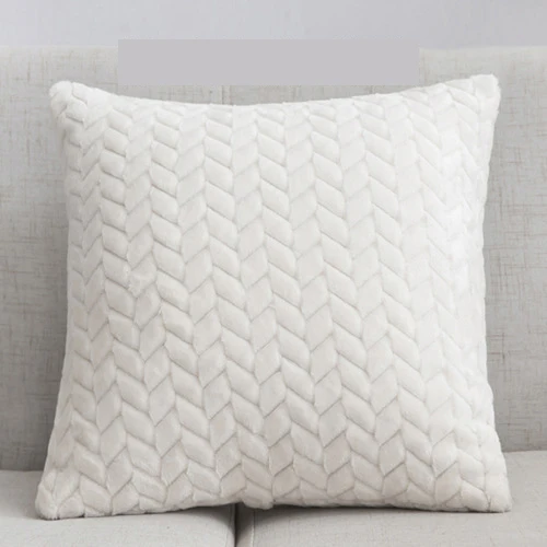 Pillowcase Cushion-Covers Decorative Sofa Throw Bedroom Living-Room Warm Plush Soft