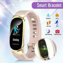 Новые модные мужские женские часы QW16 водонепроницаемый смарт-Браслет Смарт-браслет IP67 фитнес-трекер для измерения сердечного ритма кровяное давление, умные часы