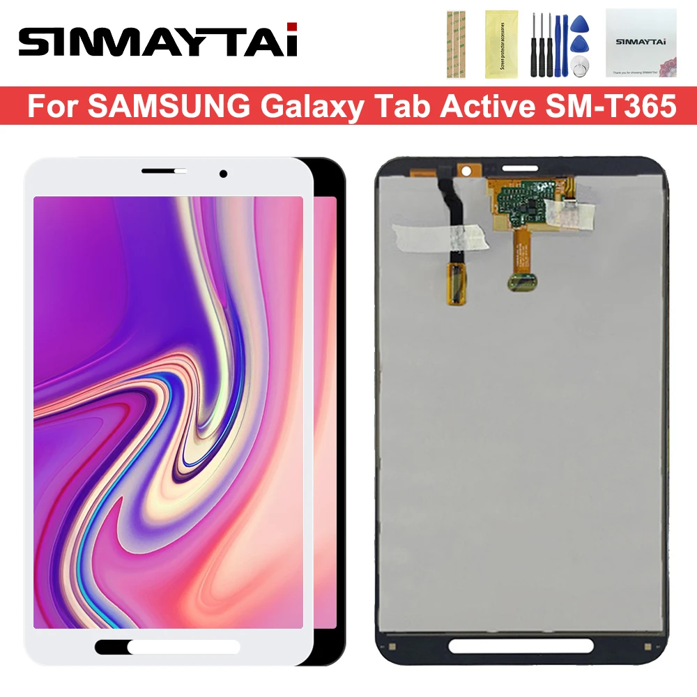 Sinmaytai T365 ЖК-дисплей для Samsung Galaxy Tab Active SM-T365 планшет Матрица сенсорный экран