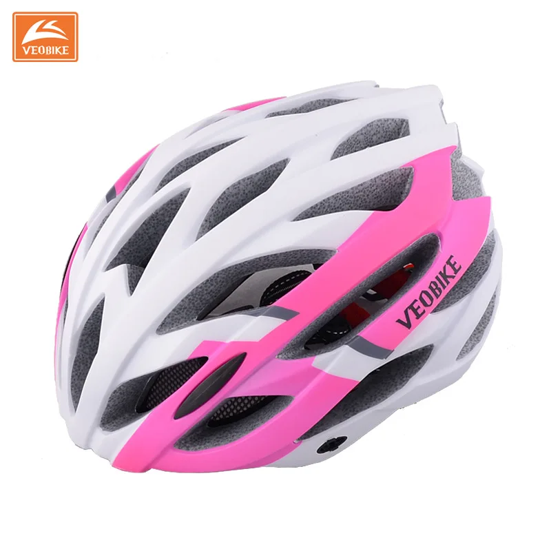 Профессиональный велосипедный шлем для шоссейного велосипеда, велосипедный шлем для мужчин, велосипедный цельный, ультралегкий, MTB, спортивный шлем Casco Ciclismo - Color: Pink