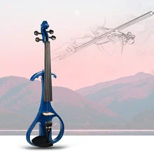 Solidwood Ebony встроенная электрическая скрипка, размер 4/4(полный размер