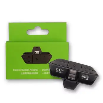

Black Stereo Headset Adapter Headset Audio Adapter Headphone Converter For Microsoft Xbox Wireless Game Controller r25